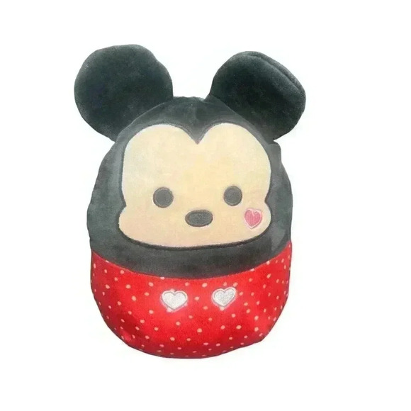SQUISHMALLOWS Mickey Valentine Plush - Picture 1 of 8